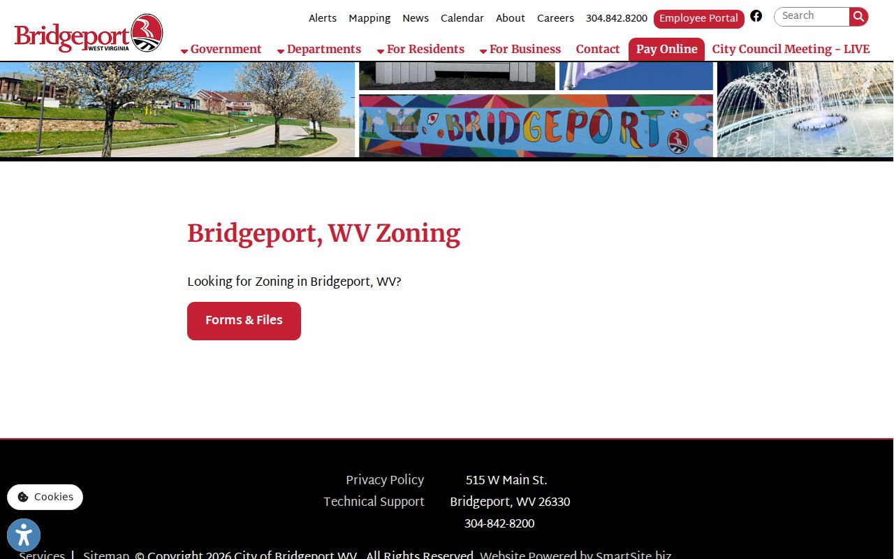 Bridgeport property records zoning and permit resource page