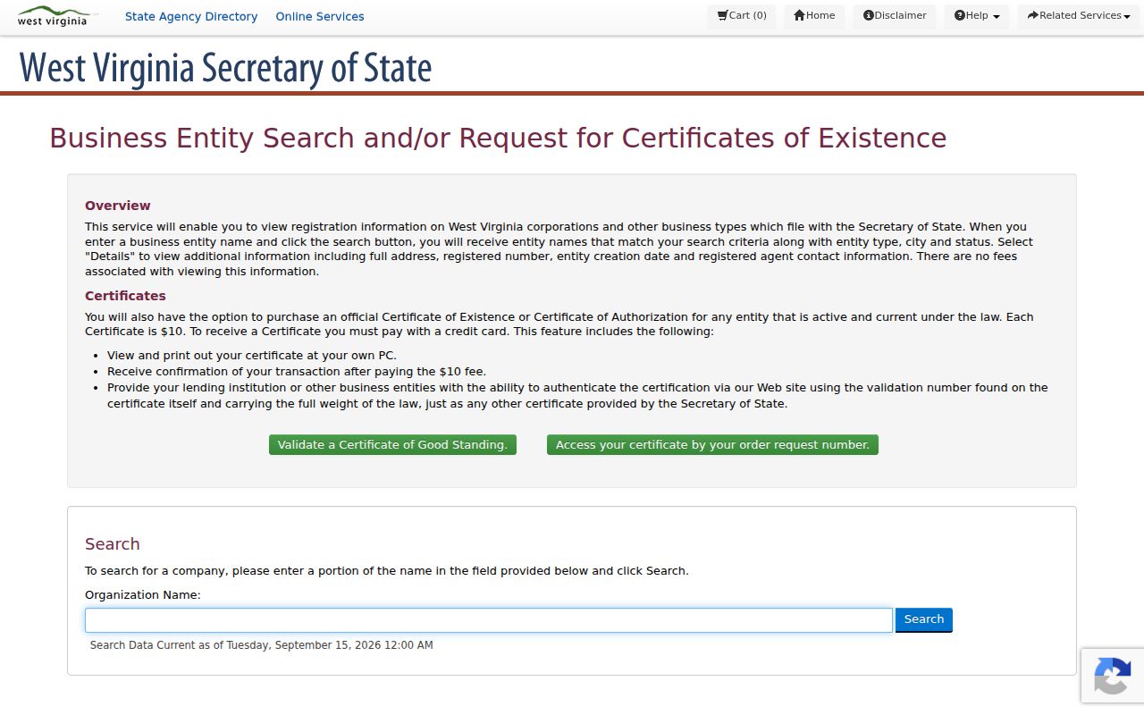 Harrison County property owner lookup for a named business entity