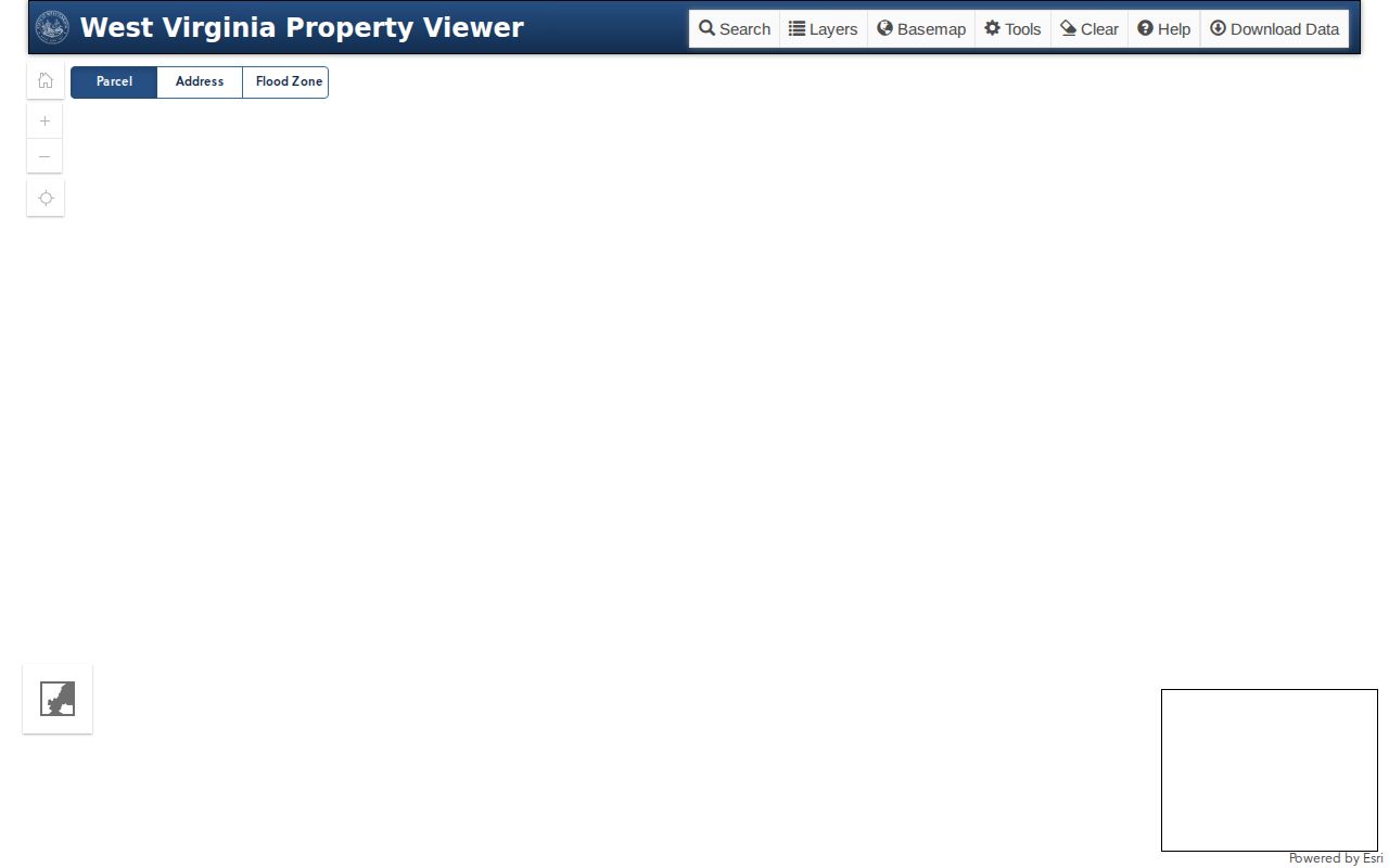 Harrison County parcel maps in the West Virginia Property Viewer